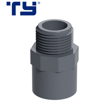 TY Brands PVC/UPVC Industry Use Rubber Joint Male Threaded Pipe Coupling